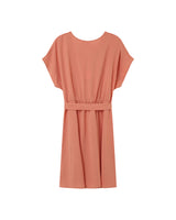 Sleeveless short dress peche Papaye_13190