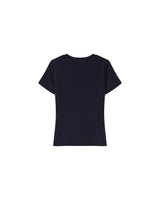 Printed 'merci' t-shirt navy Papa_13152
