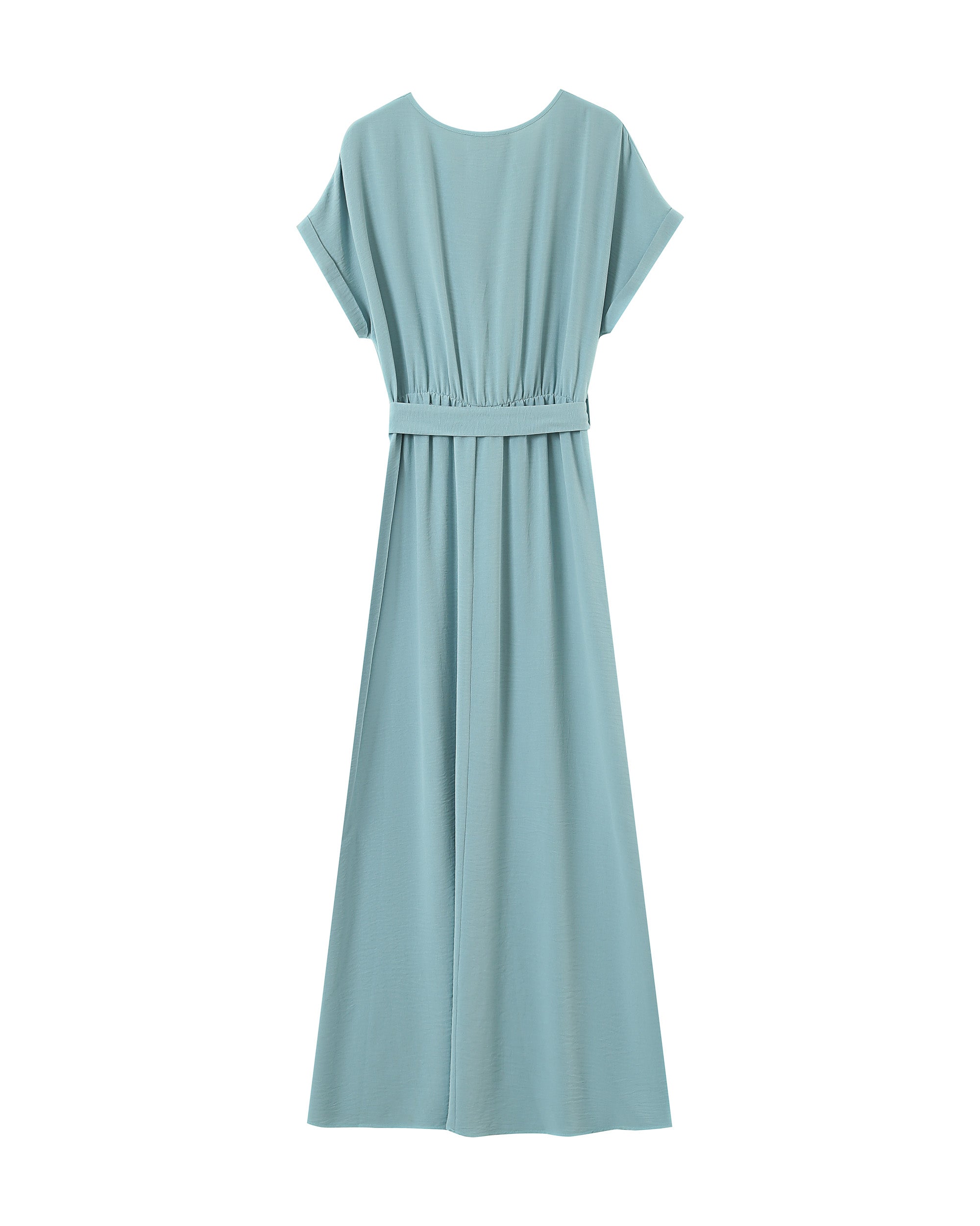 Long a-line dress bleu Papillon_13106