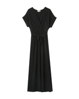 Long a-line dress black Papillon_13106