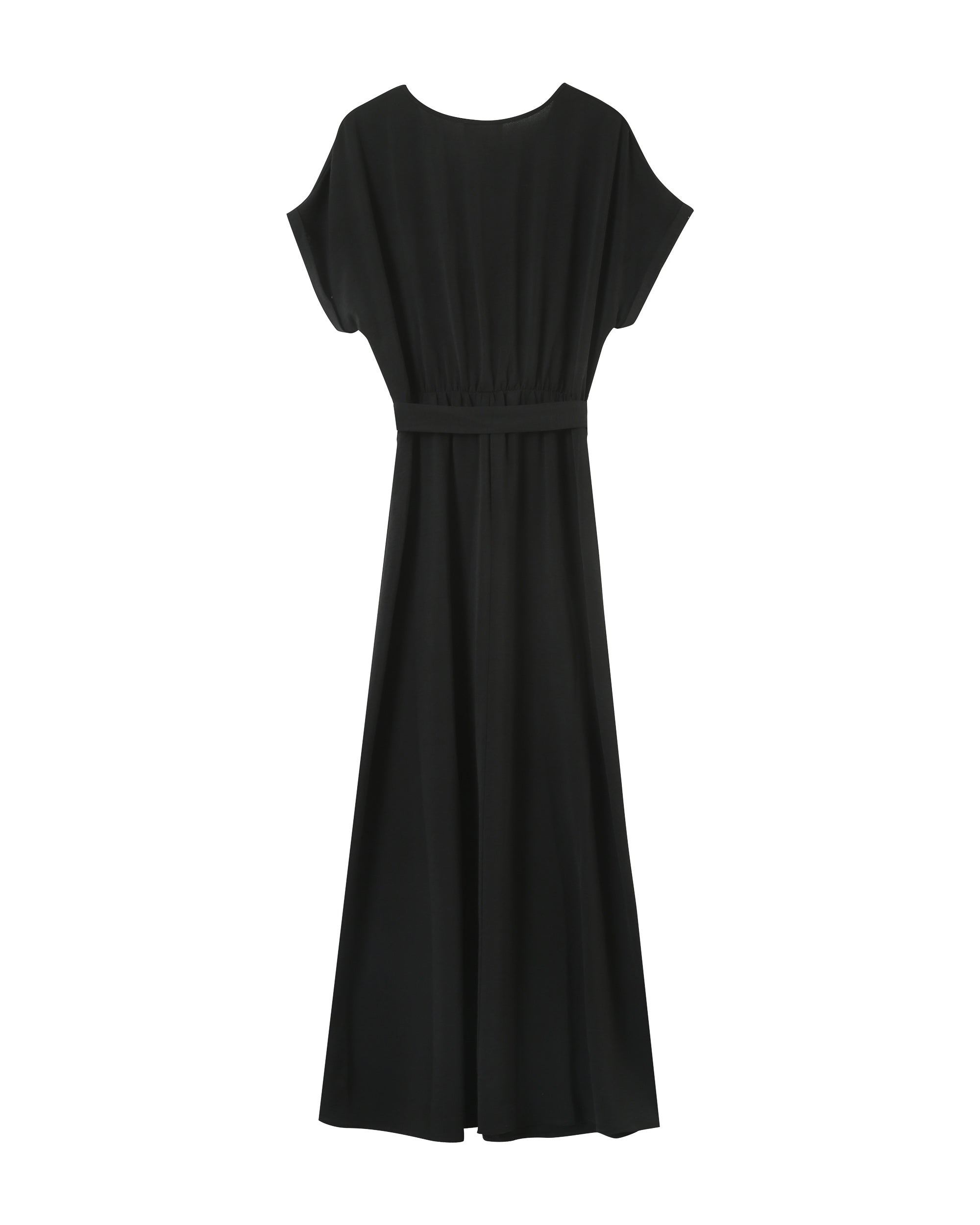 Long a-line dress black Papillon_13106