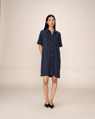 ROBE COURTE MARINE PAQUITA
