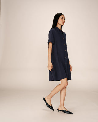 ROBE COURTE MARINE PAQUITA