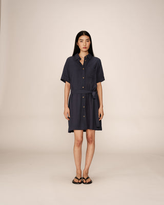 ROBE COURTE MARINE PAQUITA