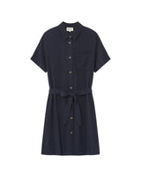 Wrap short dress marine Paquita_13101
