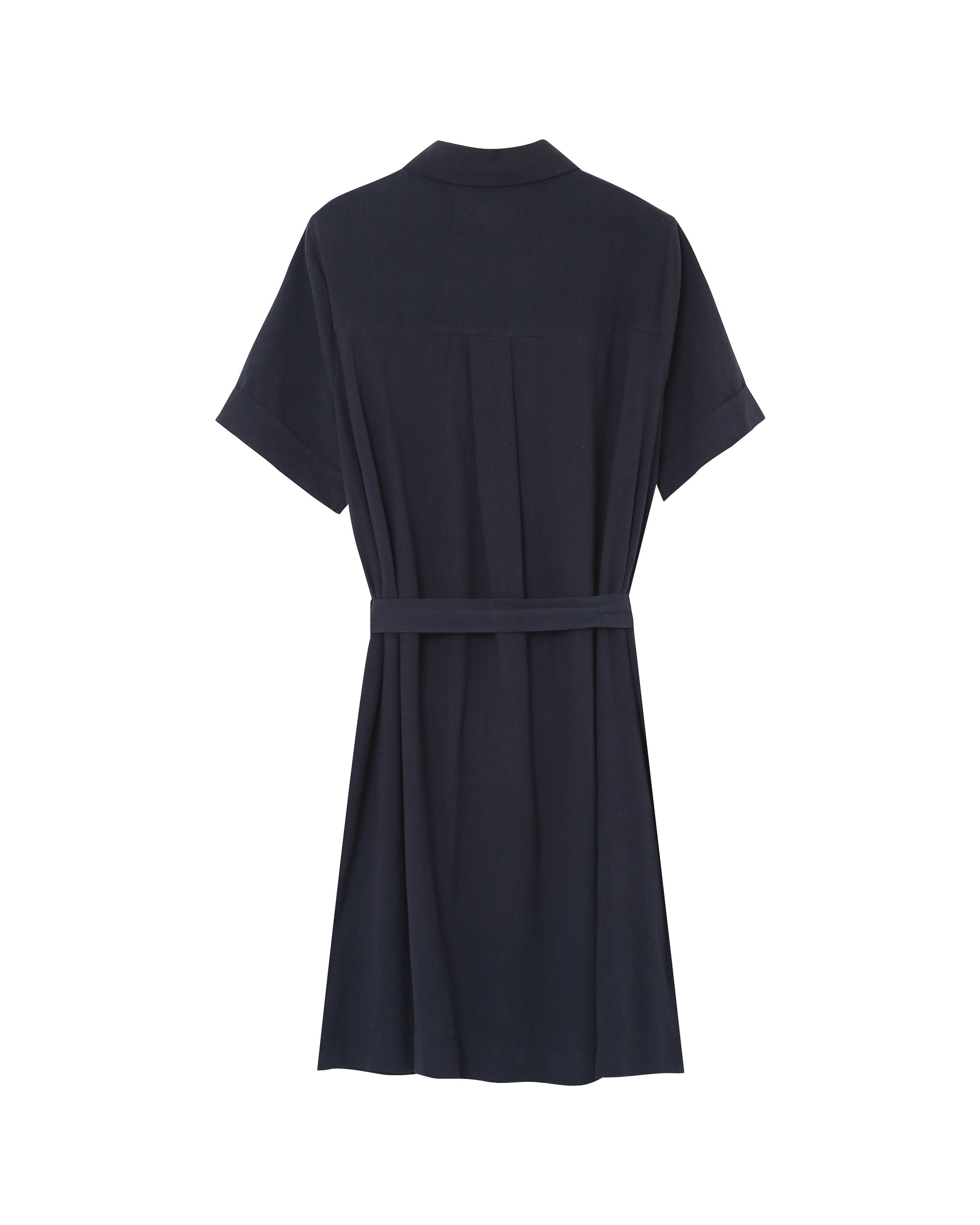 Wrap short dress marine Paquita_13101