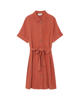 ROBE COURTE TERRACOTTA PAQUITA