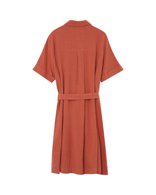 ROBE COURTE TERRACOTTA PAQUITA