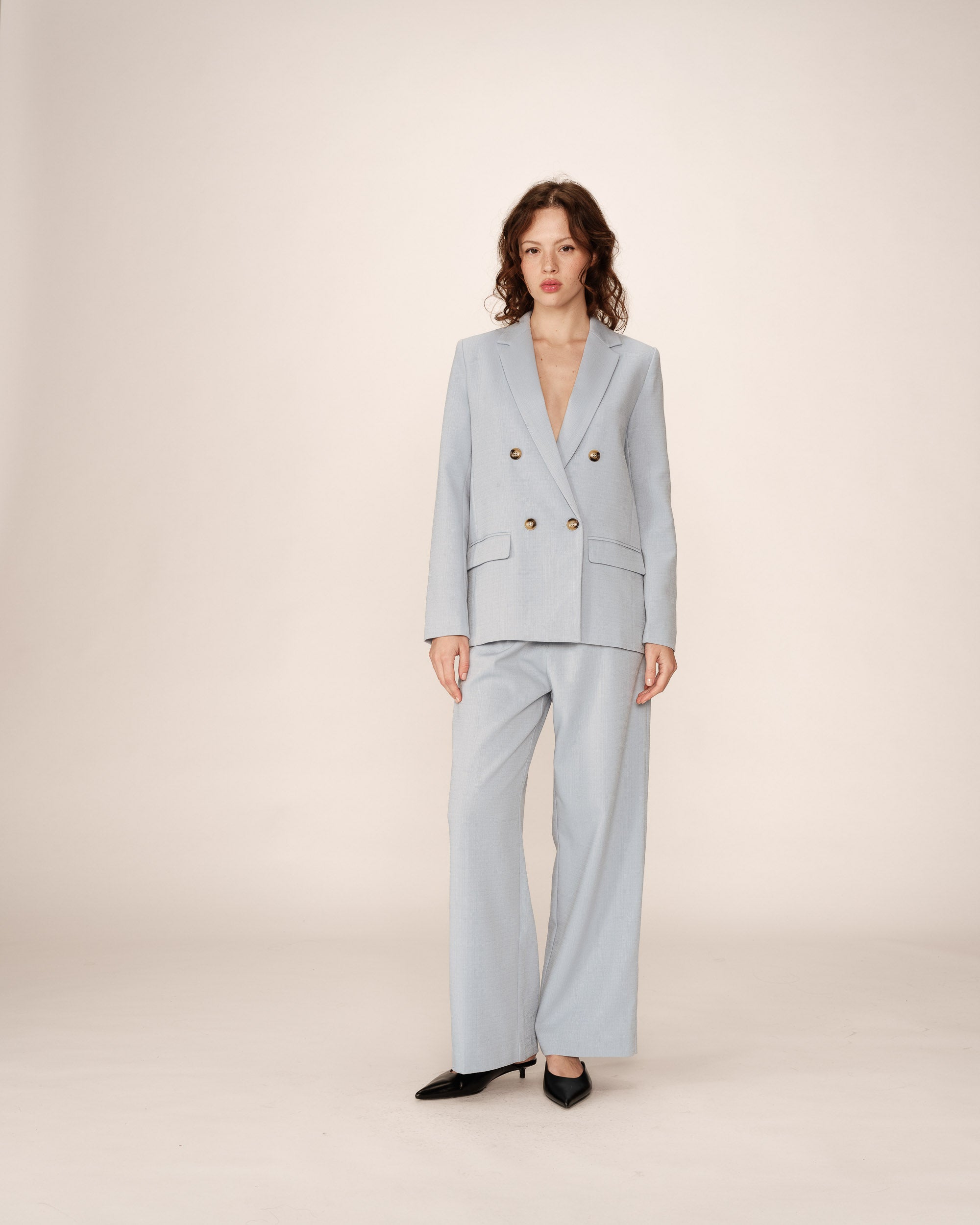 Straight blazer blue Parfaite