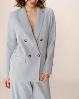 Straight blazer blue Parfaite