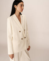 Straight blazer ecru Parfaite