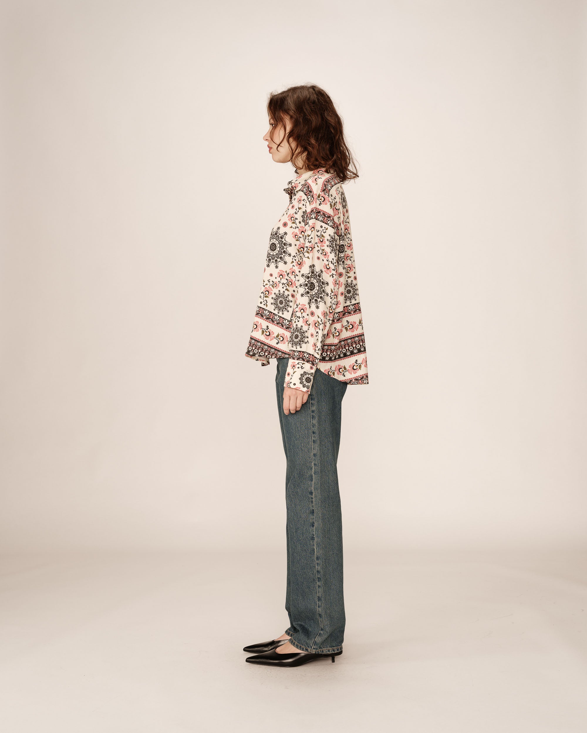 Bohemian shirt beige Pargo_13162