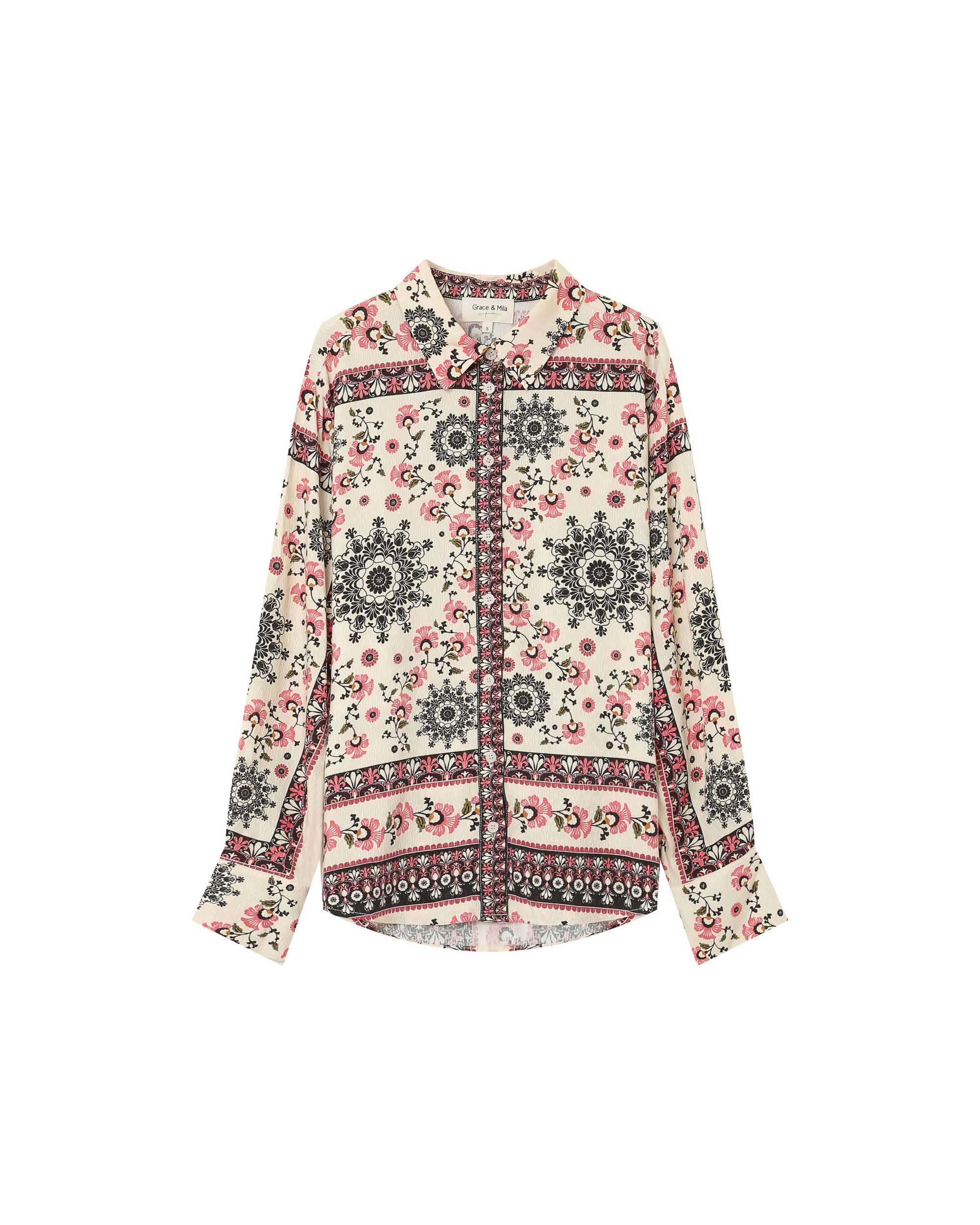 Bohemian shirt beige Pargo_13162