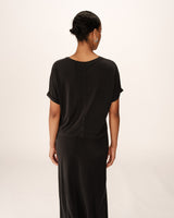 Loose flowy top anthracite Parma_13117