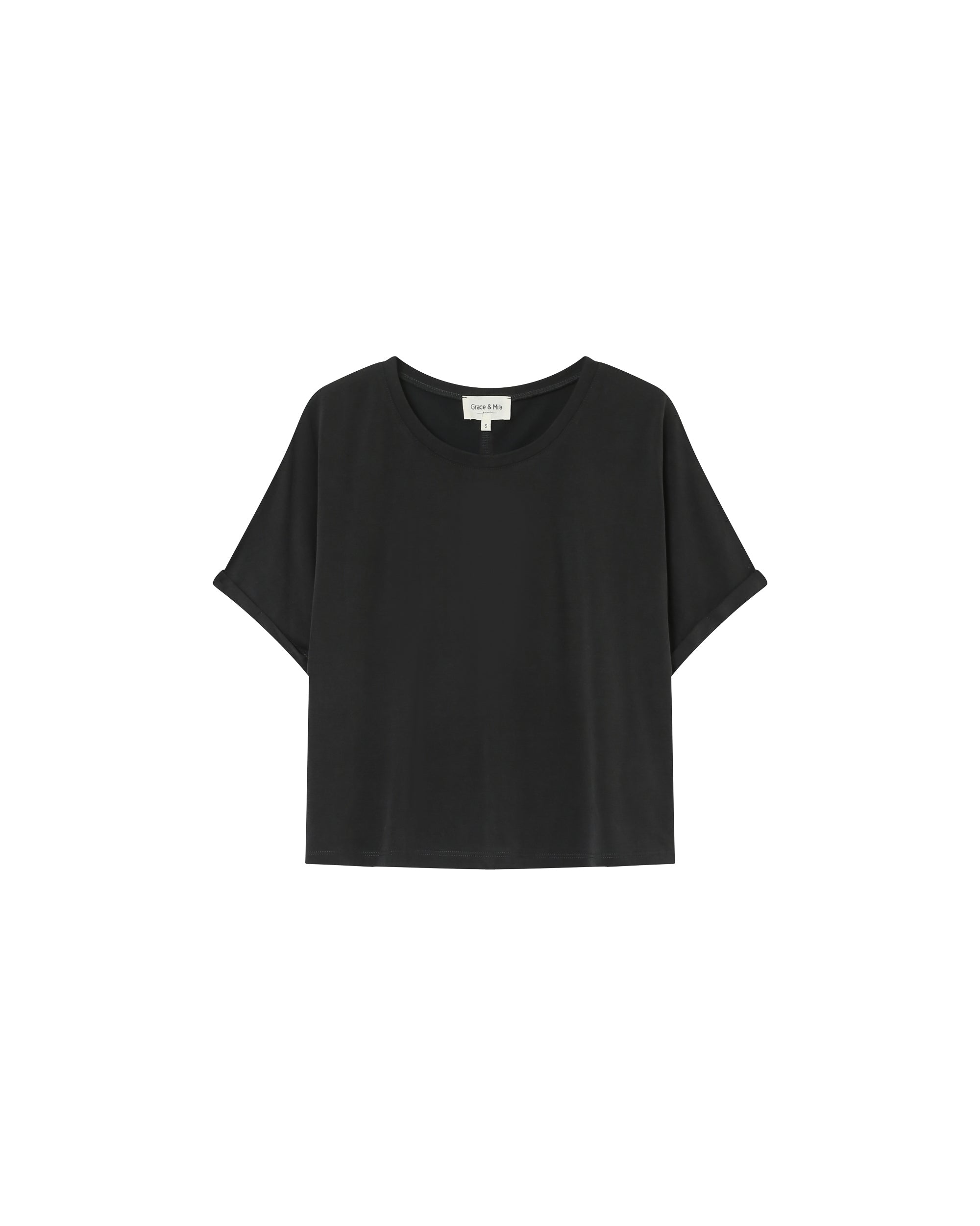 Loose flowy top anthracite Parma_13117