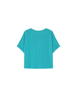 Loose flowy top aqua Parma_13117
