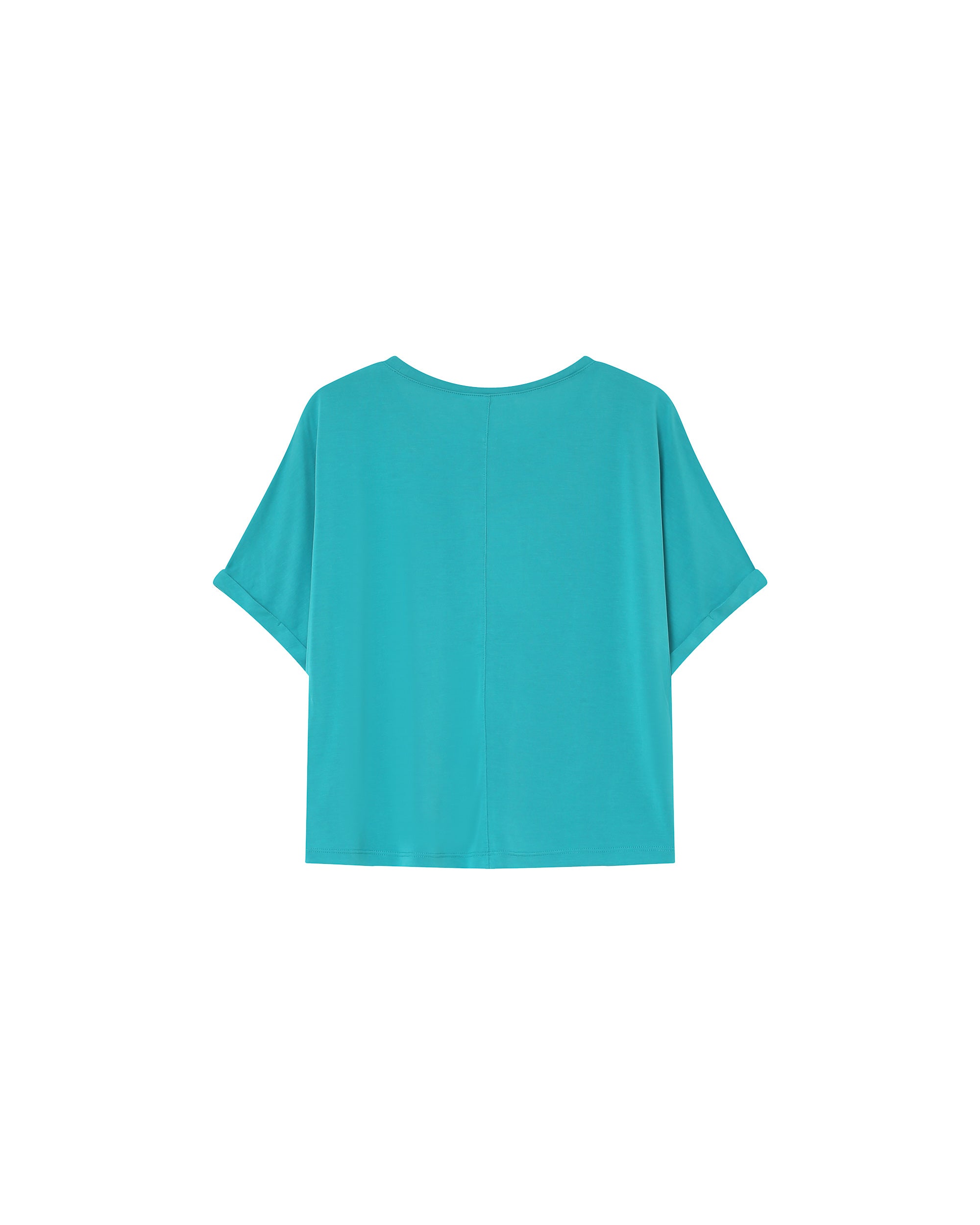 Loose flowy top aqua Parma_13117