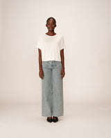 Loose flowy top ecru Parma_13117