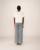 Loose flowy top ecru Parma_13117