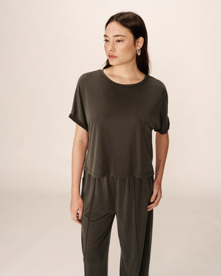 T-SHIRT KAKI TOP