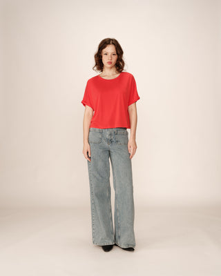 T-SHIRT ROUGE PARMA