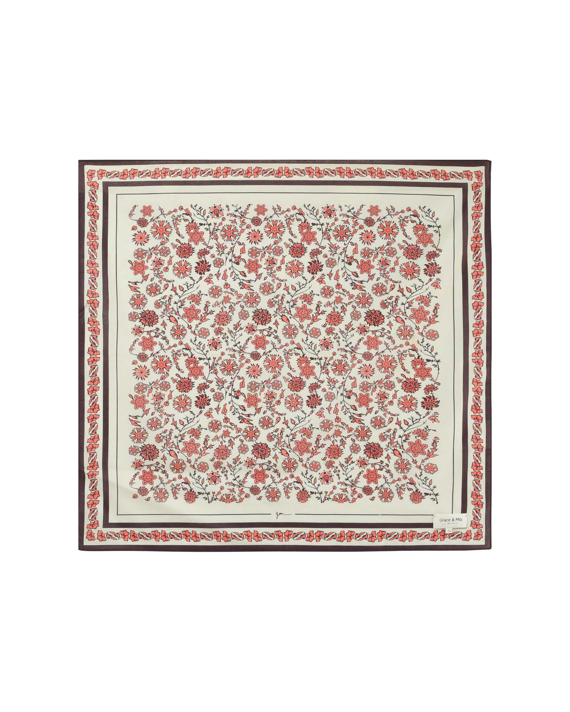 Patterned scarf pink Parole