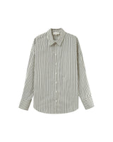 Chemise oversize a rayures ecru Parsons