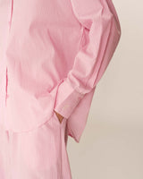 Chemise oversize a rayures rose Parsons