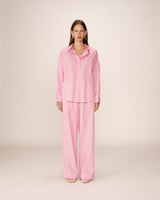 Chemise oversize a rayures rose Parsons