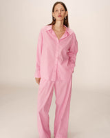 Chemise oversize a rayures rose Parsons