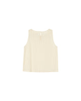 Top droit en dentelle ecru Passionnee