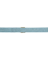 Woven belt blue Pastille