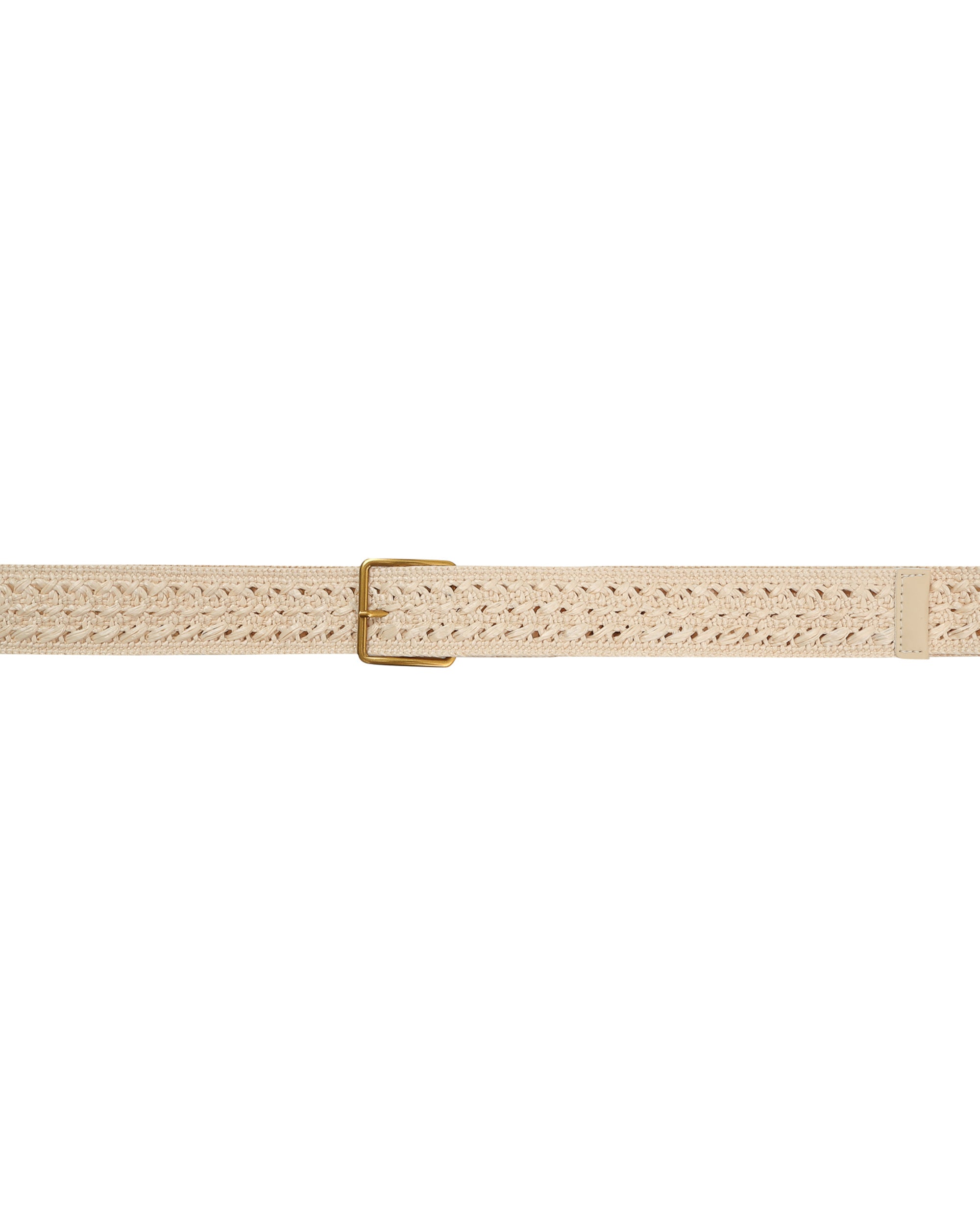 Woven belt ecru Pastille