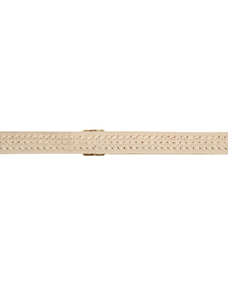 CEINTURE ECRU PASTILLE