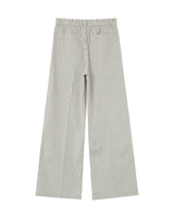 Pantalon large a rayures ecru Patine