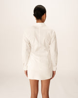 Fitted shirt ecru Pattern_12951