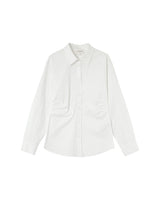 Fitted shirt ecru Pattern_12951