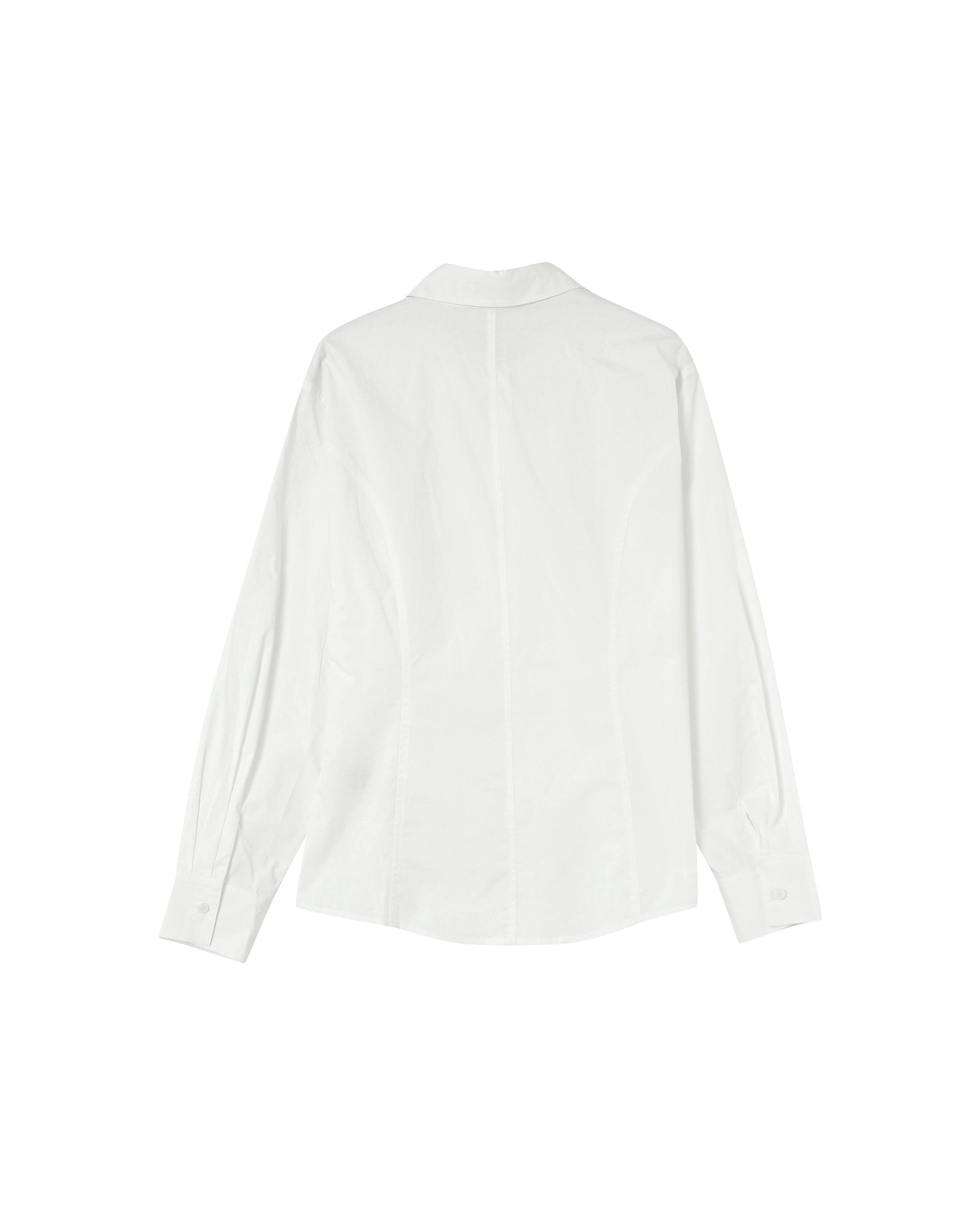 Fitted shirt ecru Pattern_12951