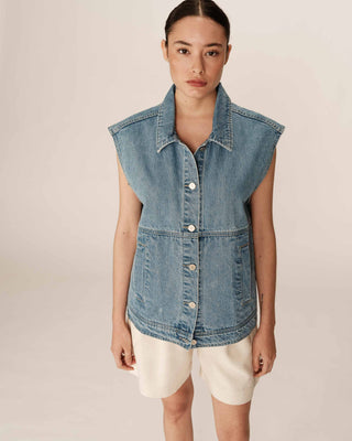 VESTE LIGHT BLUE PAULETTE