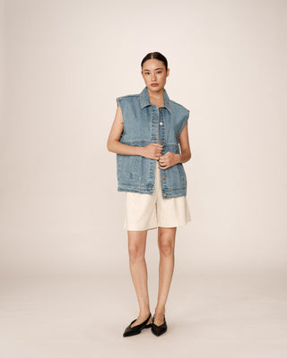 VESTE LIGHT BLUE PAULETTE