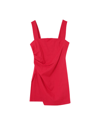ROBE COURTE ROUGE PAULINE