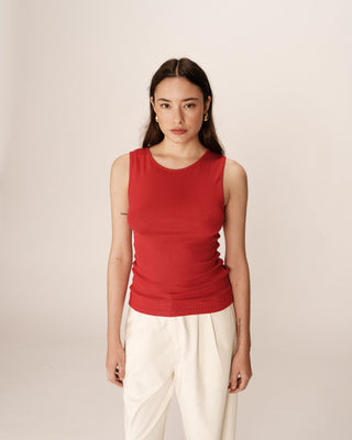 T-SHIRT ROUGE PAULIN