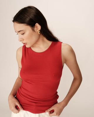 T-SHIRT ROUGE PAULIN