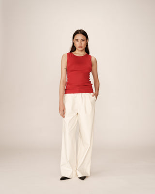 T-SHIRT ROUGE PAULIN