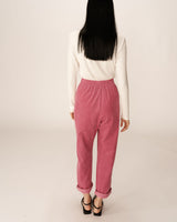 Velvet trousers pink Paul_13022