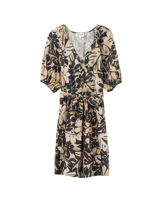 ROBE COURTE BEIGE PAVANE
