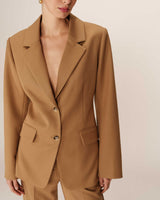Tailored blazer with lapels mole Pava