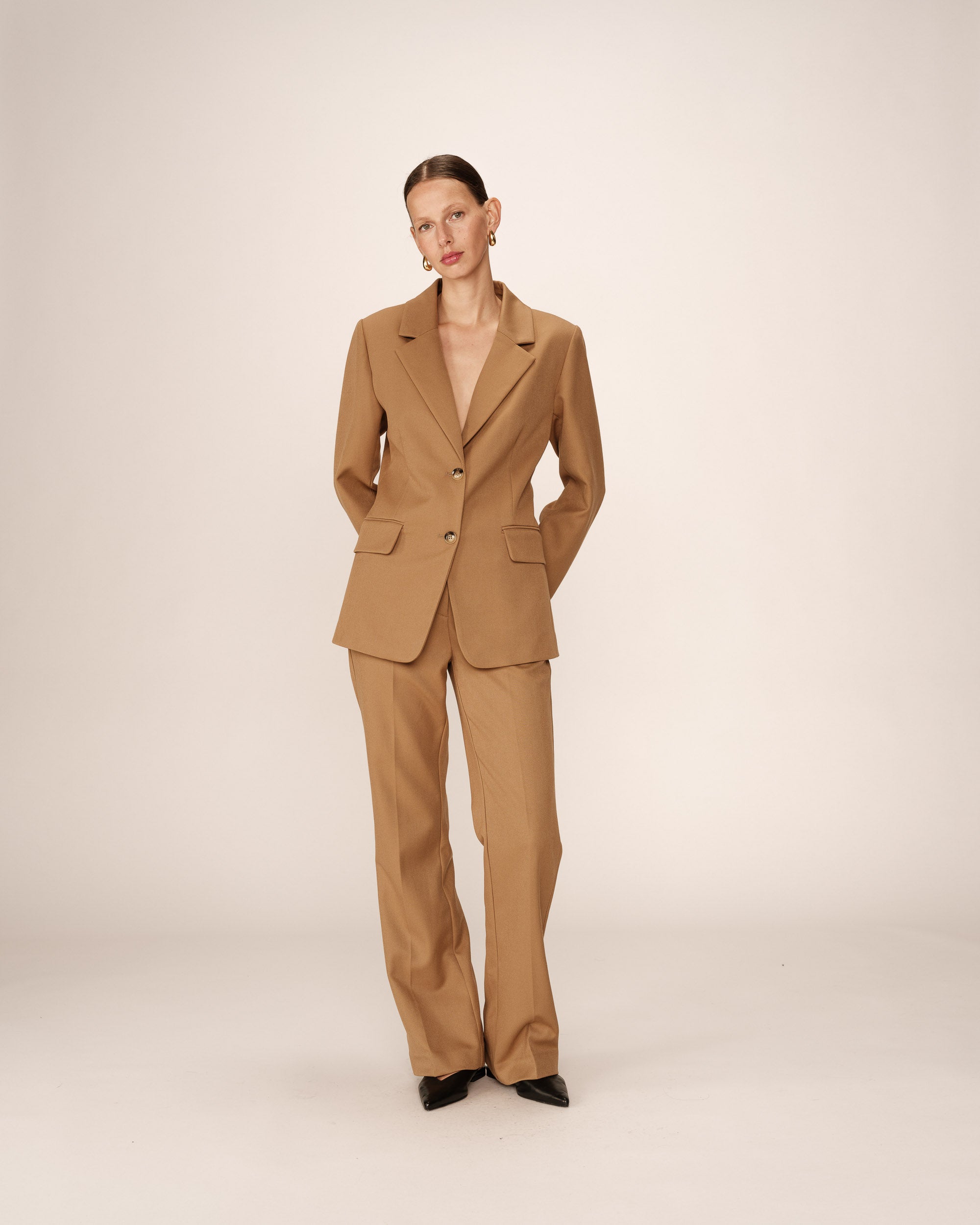 Tailored blazer with lapels mole Pava