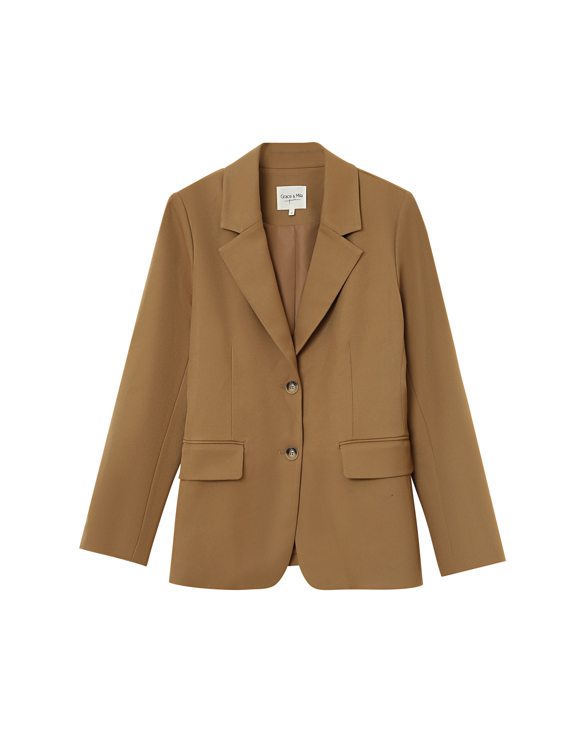 Tailored blazer with lapels mole Pava