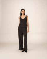 Pantalon fluide en modal anthracite Pax